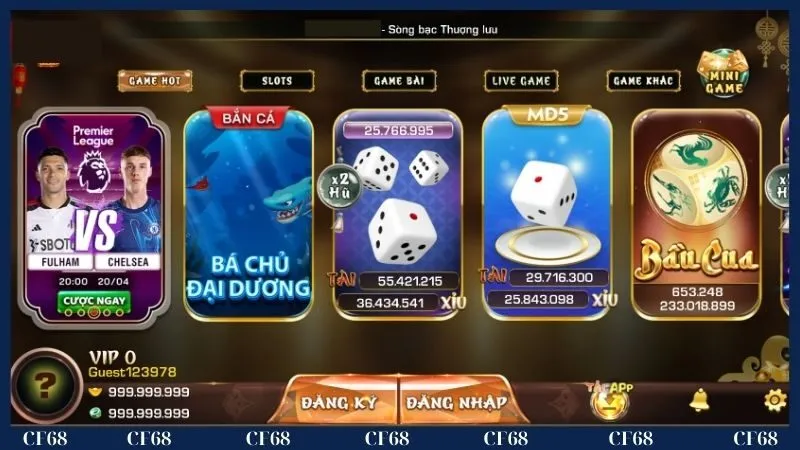CF68 nhà cái giải trí hàng đầu Châu Á CF68 nhà cái giải trí hàng đầu Châu Á