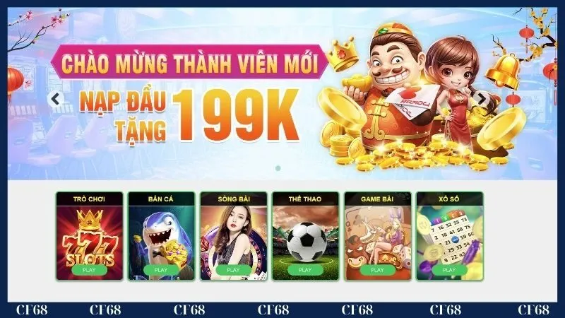 Liên hệ Cf68 qua trang chủ chính thức